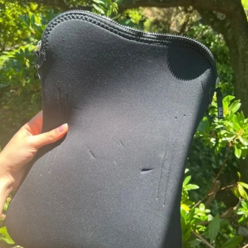 BUILT Neoprene Laptop Sleeve Black Minimalist Case 13” Protective